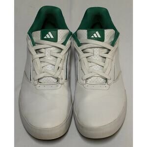 Adidas Mens Retrocross Spikeless Golf Shoes 10.5 White Green Accent Logo Casual
